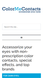 Mobile Screenshot of colormecontacts.com